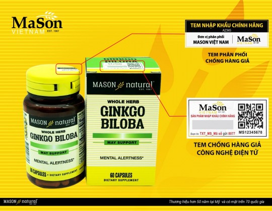 Dấu hiệu nhận biết sản phẩm Mason Natural chính hãng tại thị trường Việt Nam