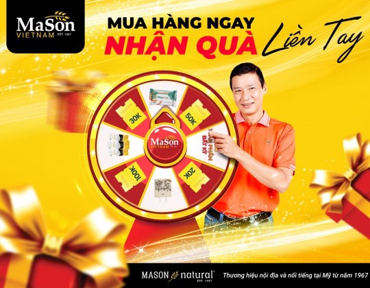 Mason Việt Nam – Tổ chức chương trình “vòng quay may mắn” tri ân khách hàng trên toàn quốc
