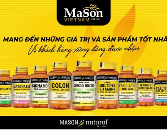 Nhà thuốc Huy Mai tại Bình Dương đánh giá rất cao sản phẩm Mason Natural