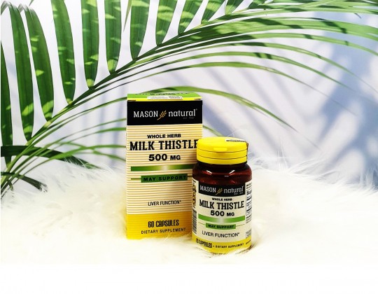Mason Natural Milk Thistle - "Bí quyết" tăng cường chức năng gan, "xử đẹp" tác hại của các loại thuốc chỉ trong một nốt nhạc