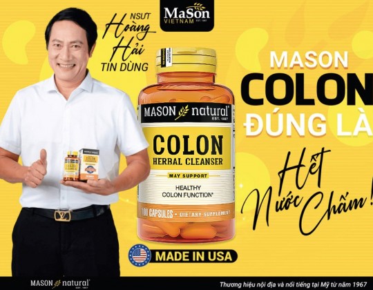 Mason Colon - Sản phẩm hỗ trợ đại tràng được NSƯT Hoàng Hải tin dùng