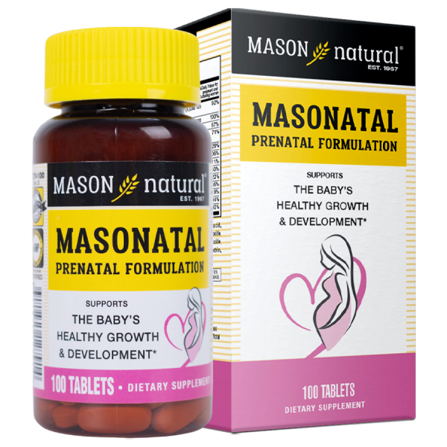 Mason Natural Masonatal Prenatal Formulation - Vitamin tổng hợp cho phụ nữ có thai và cho con bú