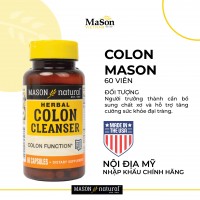 Colon Herbal Cleanser - Hỗ trợ tăng cường sức khoẻ đại tràng (Hộp 60 viên)