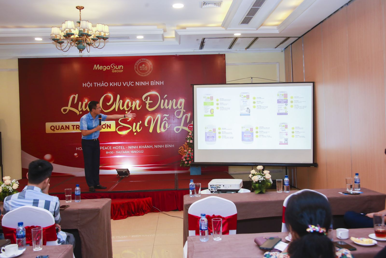  Chủ tịch Ngô – anh Nguyễn Đình Hiệp lên thay mặt Ban lãnh đạo Megasun Group lên chủ trì hội thảo