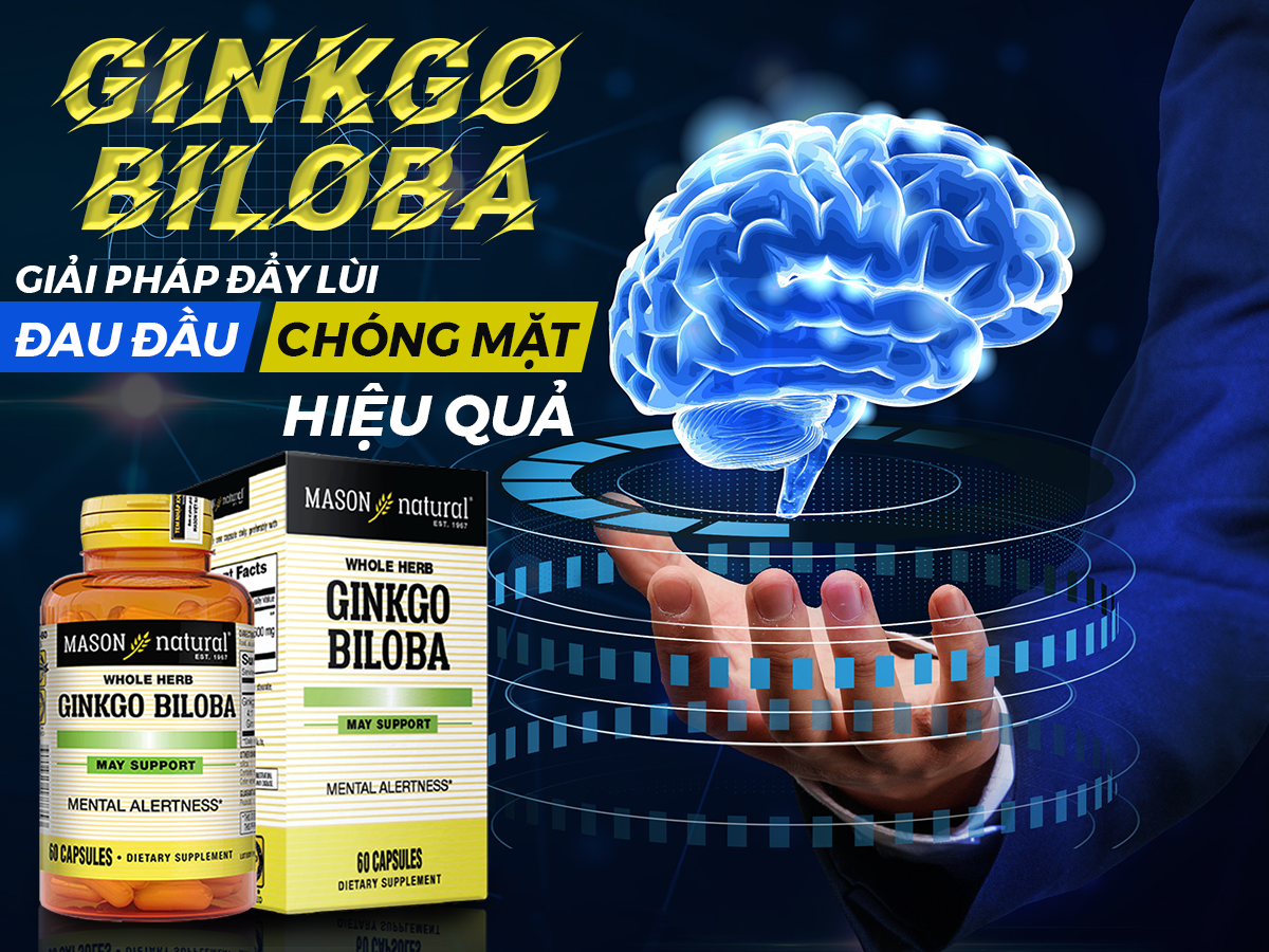 Ginkgo Biloba Mason – Giải pháp đẩy lùi các cơn đau đầu, chóng mặt hiệu quả