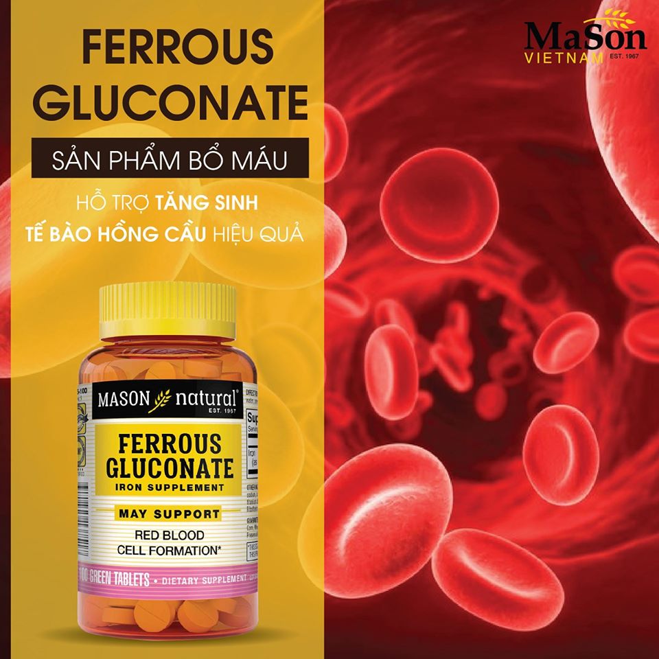 Ferrouse Gluconate – Sắt hữu cơ tốt nhất nên chọn dùng