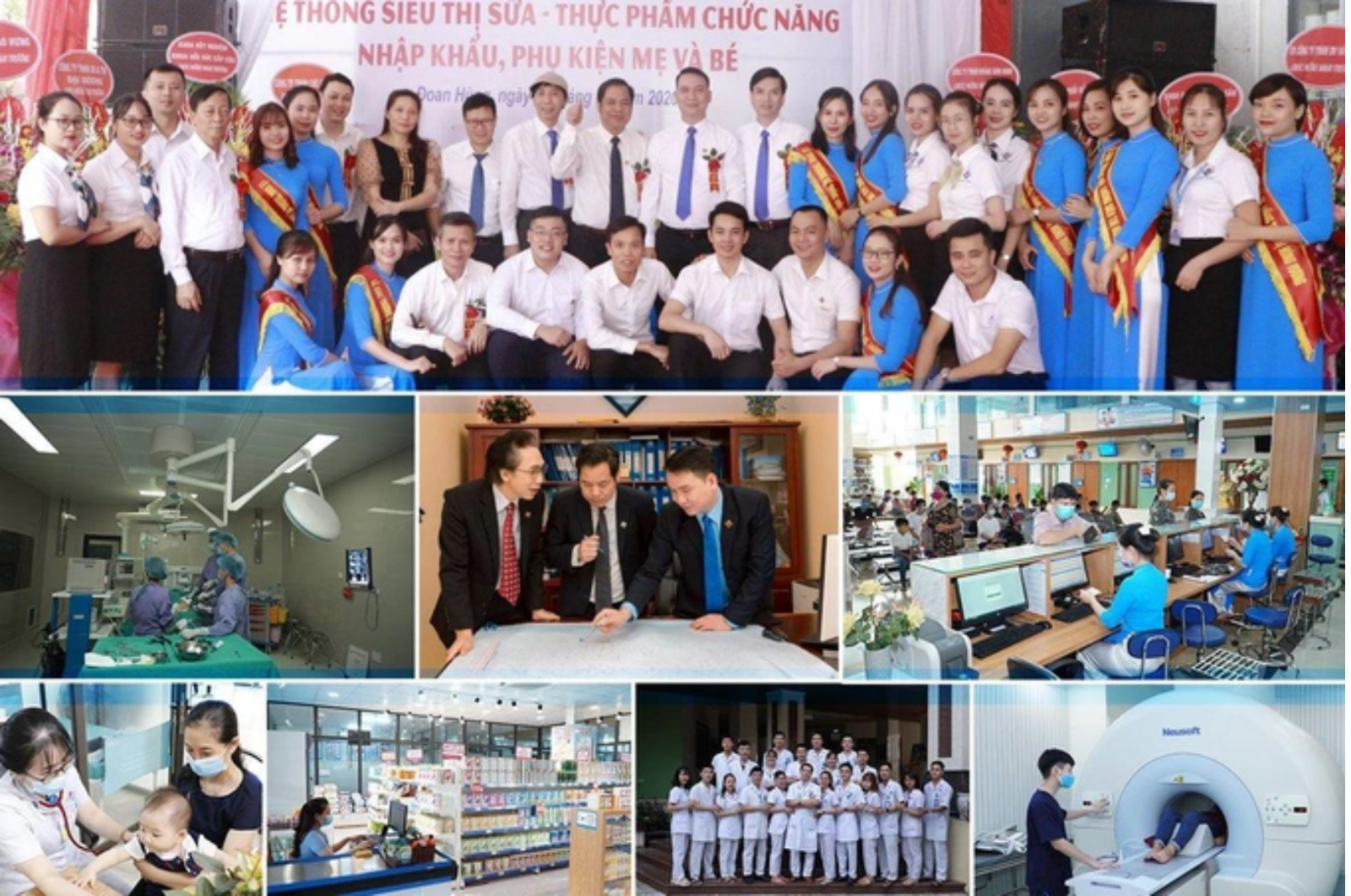 Bệnh viện Hùng Vương và đội ngũ y bác sĩ, cán bộ, nhân viên trình độ cao, giàu y đức cùng cơ sở vật chất hiện đại.