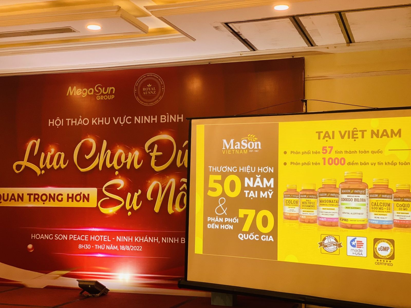 Mason Việt Nam tham dự hội thảo khách hàng khu vực Ninh Bình