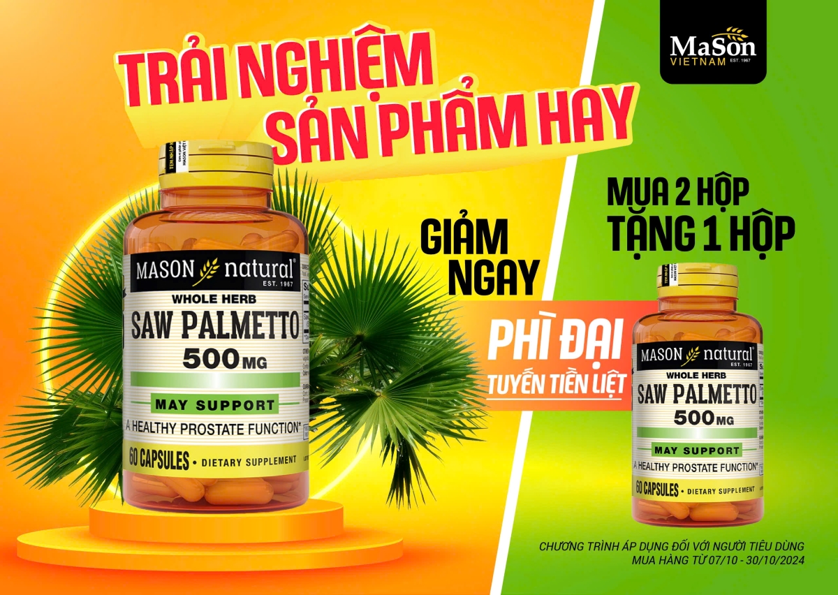 Mason Natural Saw Palmetto 500mg