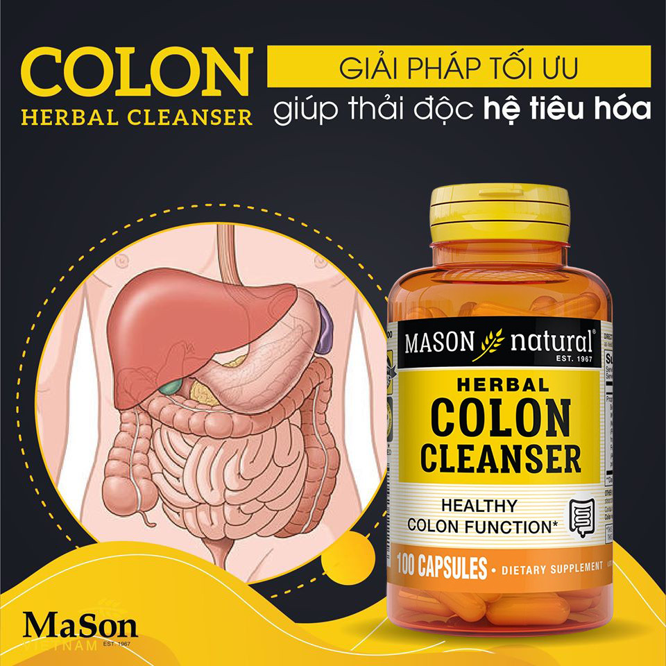 Mason Colon - giúp thải độc hệ tiêu hóa